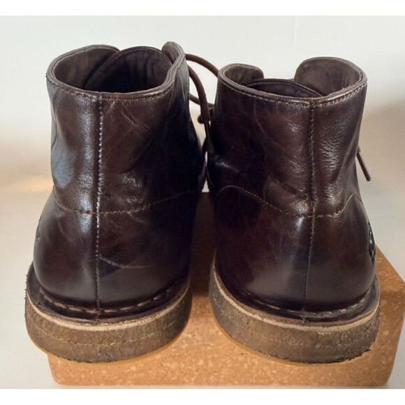 UGG Men\'s Size 10 Leighton Brown Leather Crepe Sole Lace Up Desert Boots 3275